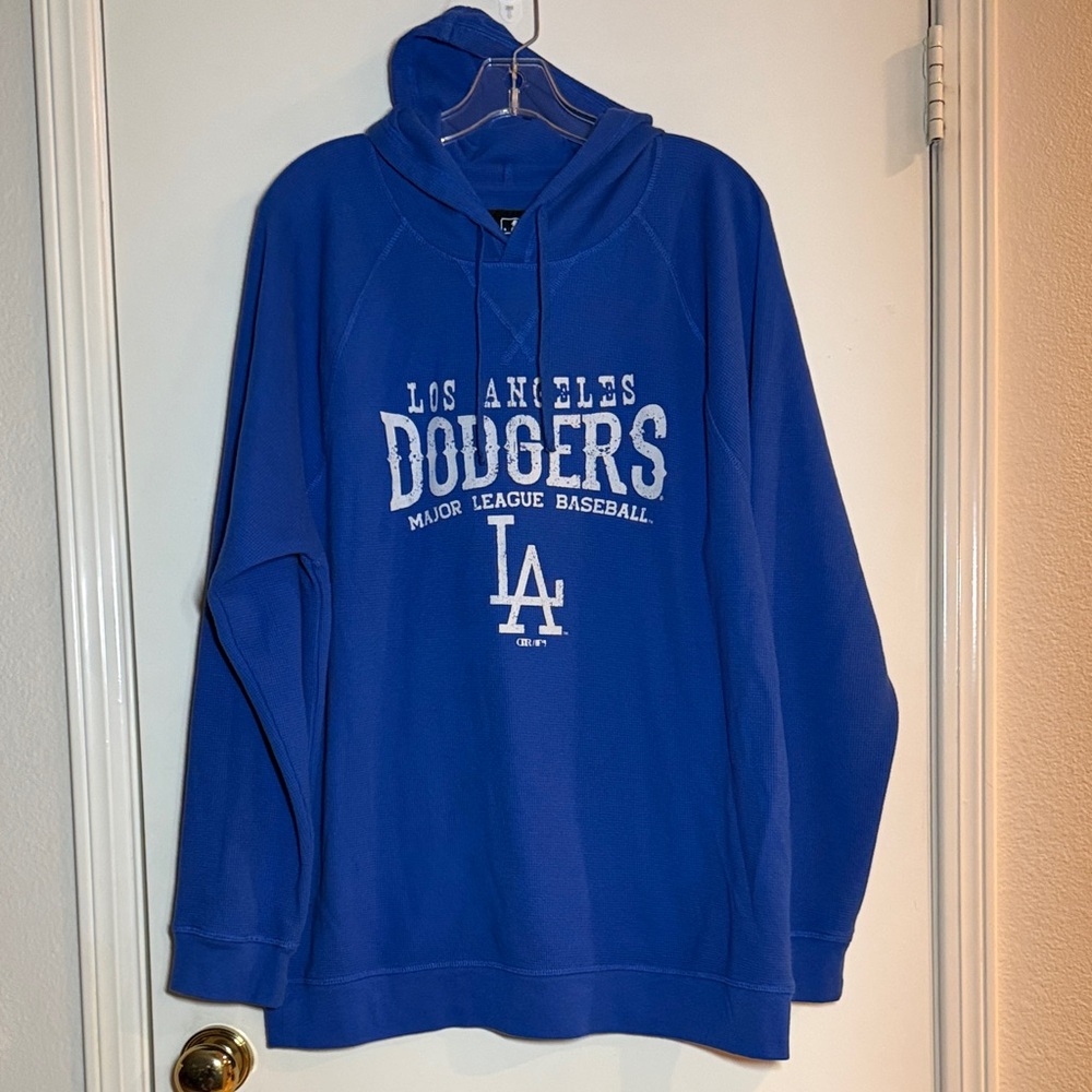 Los Angeles Dodgers Men’s Lightweight Waffle Weave Pullover Hoodie Darius Rucker